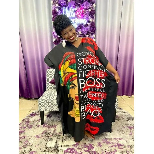 Affirmation Kaftan Dress
