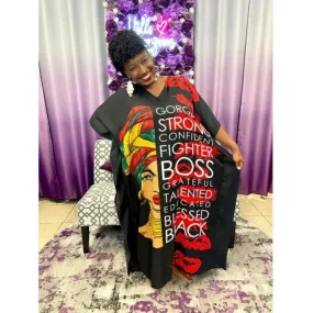 Affirmation Kaftan Dress