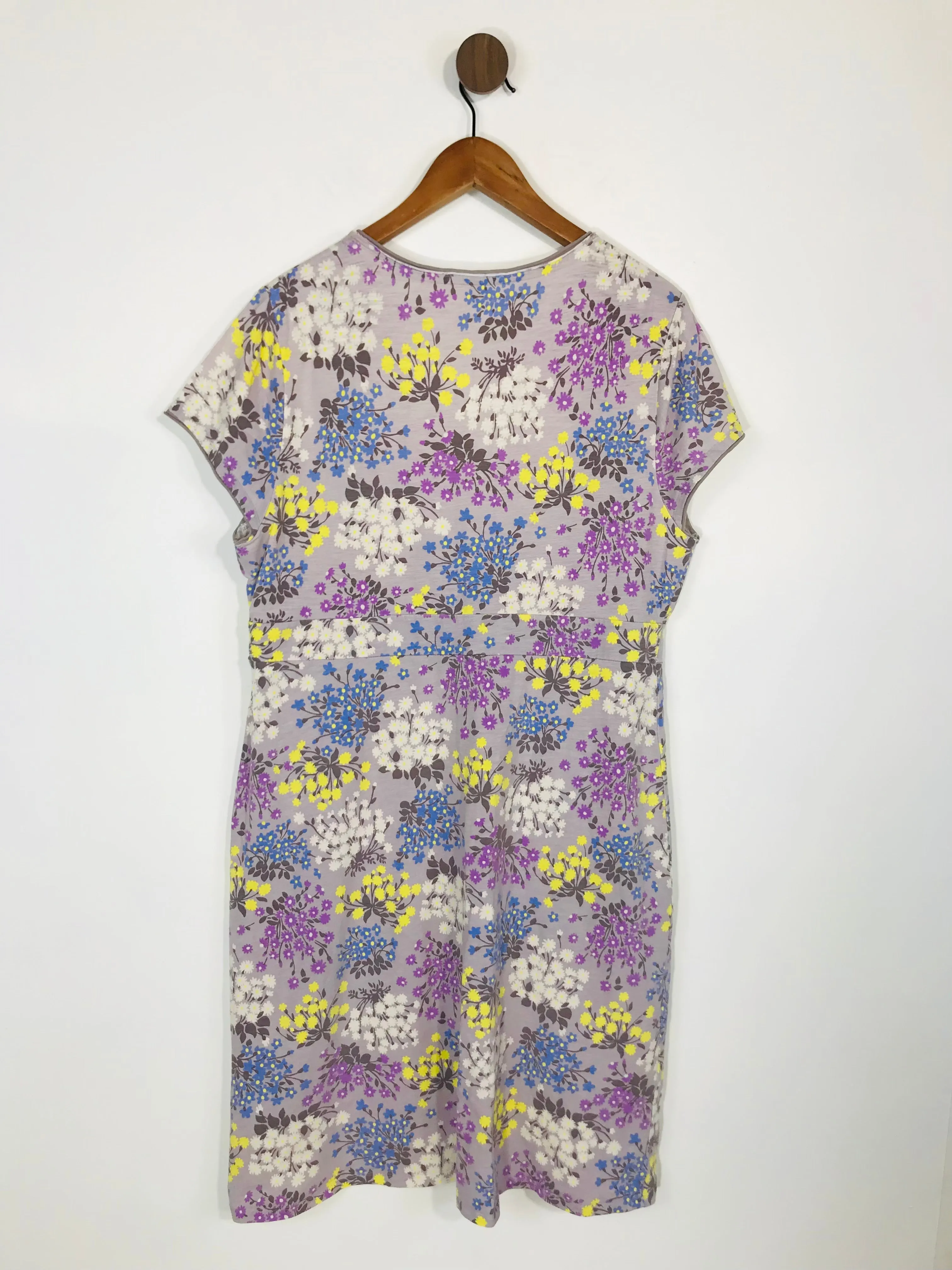 Boden Women's Floral Wrap Dress | UK18 | Purple