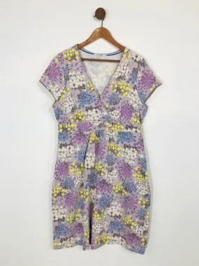 Boden Women's Floral Wrap Dress | UK18 | Purple