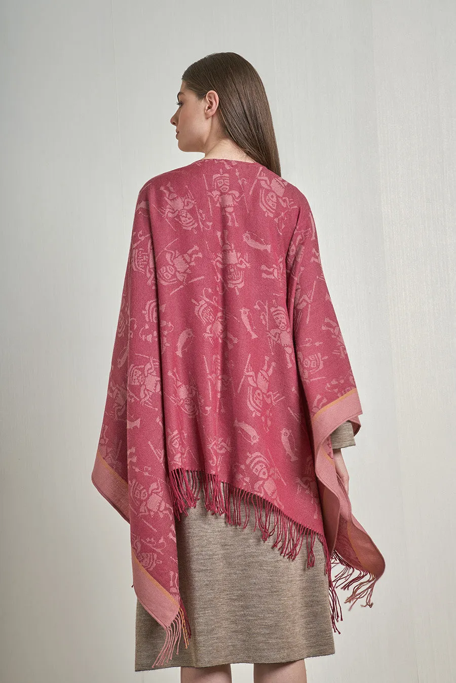 Nazca - 44 Cape Royal Alpaca Color Fucsia