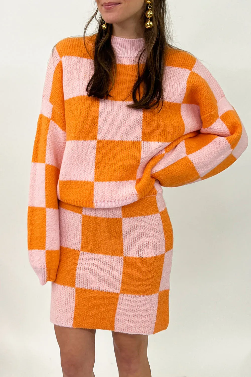 Stine Goya- Andria Knit Skirt: Sunset
