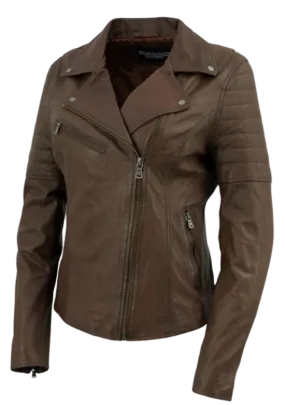 The "Paramore" Ladies Leather Jacket
