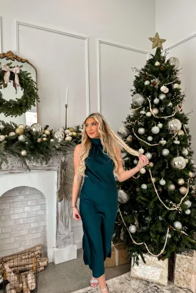 Tis The Season Halter Midi Dress