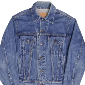 VINTAGE LEVIS TYPE 3 DENIM JACKET 4 POCKETS 1980S SIZE 44