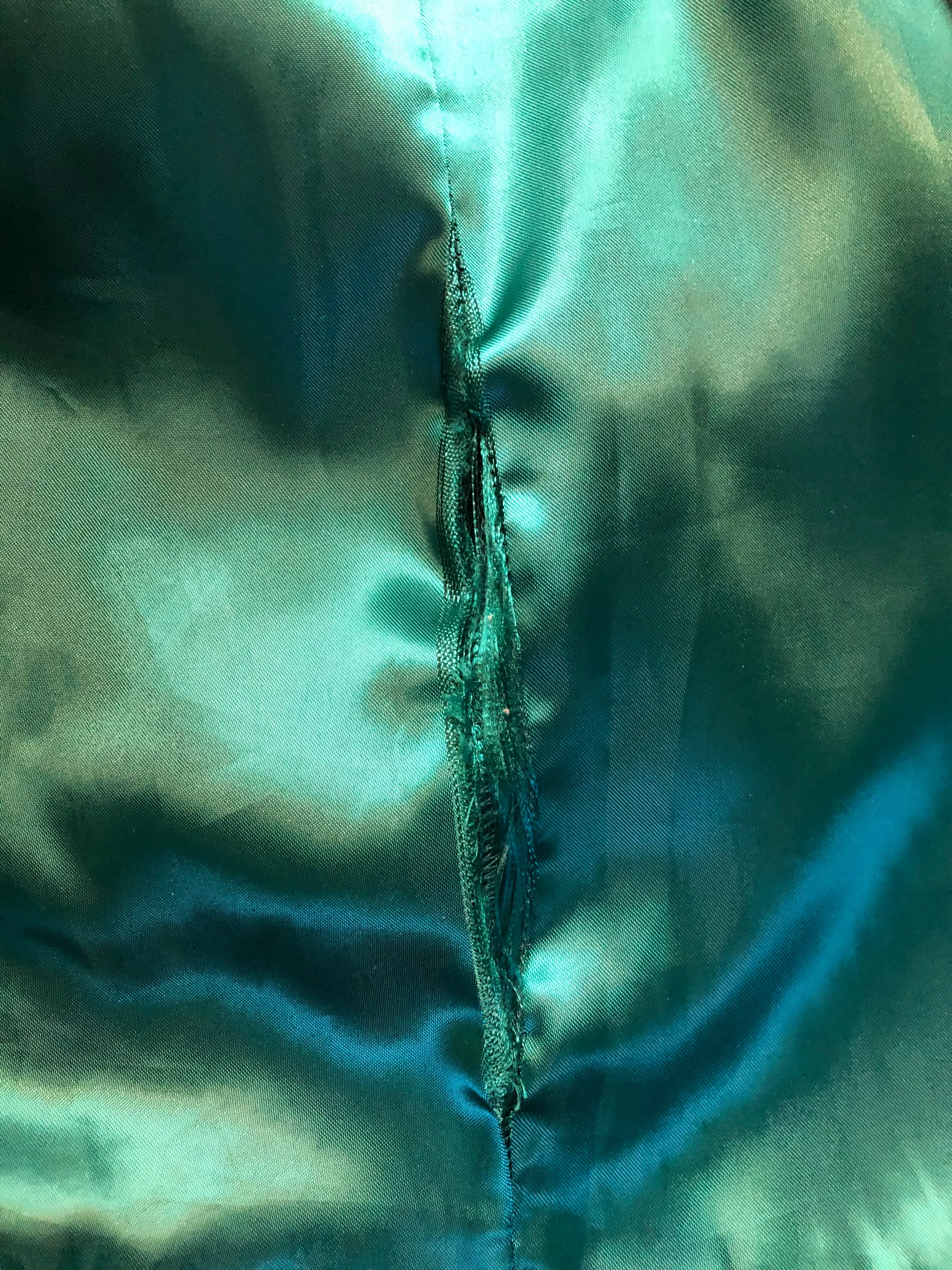 Vintage Marks & Spencer Teal Mohair/ Wool Blend Coat
